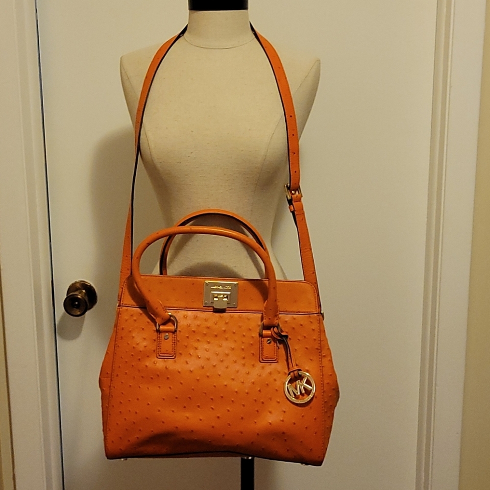 NWT: Michael Kors Astrid Leather Satchel